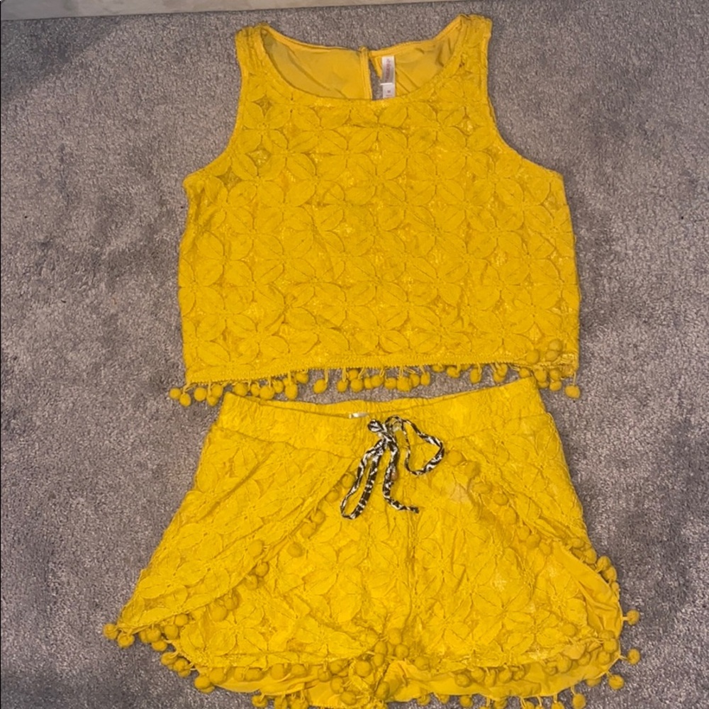 Yellow Matching Set